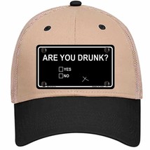 Are You Drunk Novelty Khaki Mesh License Plate Hat - £23.12 GBP