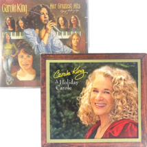 Carole King 2 CD Lot Her Greatest Hits + Holiday Christmas Diecut Frame Stand - $18.33