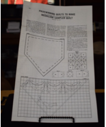 Good Housekeeping Medallion Sampler Quilt Pattern Instruction Sheet - 87... - $6.92