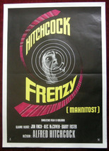 1972 Original Movie Poster Frenzy Alfred Hitchcock Thriller La Bern Finch Foster - £72.69 GBP