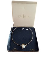 Vtg Sarah Cov Single Faux Pearl Wire Chocker 60s With Box - $29.27 CAD