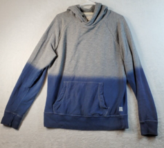 American Eagle Hoodie Mens Size Small Gray Blue Knit Cotton Long Sleeve Pockets - £6.00 GBP