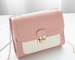 Oulder crossbody bag chain pu leather ladies messenger bag female small square bag thumb155 crop