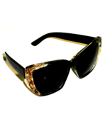 SEAN JOHN DESIGNER WOMENS SJS2005 O19 CE #3 50&#39;S LARGE FRAME DARK SUNGLA... - $13.70 CAD
