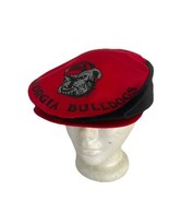 Vintage Georgia Bulldogs Newsboy Newspaper Hat Flat Cap UGA  60s 70s Fra... - $74.11