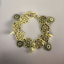 Handmade Gold Tone Charm Bracelet Toggle  Affordable Valentine’s Day Gift - $9.90