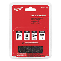Milwaukee Tool 49-16-2723 10 In. Replacement Chain For M18 Fuel Quik-Lok... - $54.99