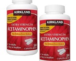 2 Packs Kirkland Signature Extra Strength Acetaminophen Pain Fever Relie... - $22.50