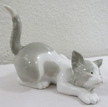 1982 Lladro Animals-Domestic Porcelain 5112 Attentive Cat without Box  - $1,445.95 MXN
