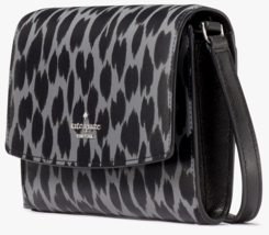 Kate Spade Perry Gray Leopard Flap Crossbody Bag Leopardo KE746 NWT $239 MSRP - £71.20 GBP
