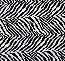 Sunbrella 146110 New Namibia Noir Black Zebra Outdoor Indoor Fabric By Yard 54&quot;W - £28.76 GBP