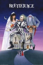 BeetleJuice Poster 24 inches by 36 inches Michael Keaton Alec Baldwin Gi... - $8.89