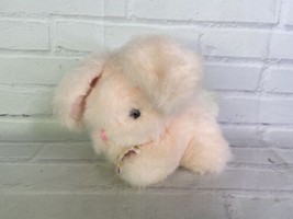 Vintage 1982 GUND Candy Pink Plush Bunny Rabbit Toy Korea - £35.30 GBP