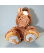 Aurora Taddle Toes Pony Plush Brown Stuffed Animal Horseshoe Feet / Bean... - £7.16 GBP