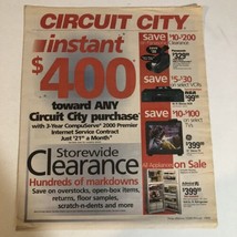 2000 Circuit City Vintage Department store Ad Advertisement - $15.83