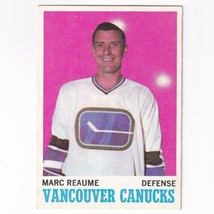 Lot Of 2 Marc Reaume 1970 71 Topps 119 NHL Vancouver Canucks - £7.51 GBP