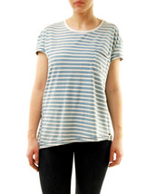 One Teaspoon Womens Top Sailor Stripe Jersey Blue White S - £30.05 GBP