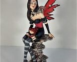 91321 Red Fairy with Baby Dagon Collectible Figurine by Backwoods Lighti... - $64.33