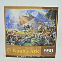 Master Pieces Noah&#39;s Ark  550 Piece Jigsaw Puzzle - Large Pieces - Complete - £11.28 GBP
