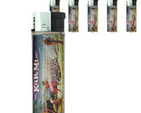 Vintage Magic Magician D3 Lighters Set of 5 Electronic Refillable Butane  - $15.79