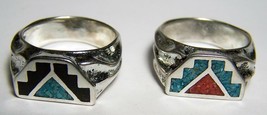 Quality PYRAMID NATIVE INDIAN DESIGN BIKER RING BR57R jewelry RINGS unis... - $7.55