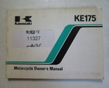 1982 Kawasaki KE175 Moto Owner&#39;s Manuel 82 OEM D&#39;Occasion - $19.95