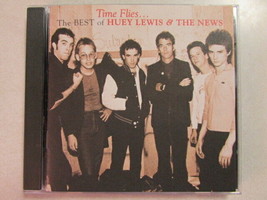 Huey Lewis &amp; The News Time Flies Best Of 16 Trk CD+4 New Songs Elektra 619772 Nm - £3.71 GBP