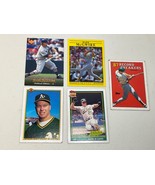 Lot Of 4 Mark McGwire Baseball Cards Topps, Upper Deck, Fleer&#39;91 - £7.72 GBP