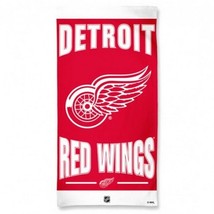 NHL Detroit Red Wings Vertical Beach Towel Logo Center 30&quot; by 60&quot; by Win... - $29.99