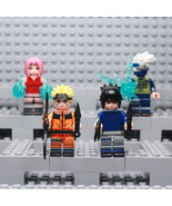 4Pcs Naruto Uzumaki Uchiha Sasuke Hatake Kakashi Haruno Sakura Naruto Mi... - $16.00