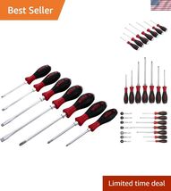 Screwdriver Set, Slotted and Phillips, Extra Heavy Duty, 7 Piece - $179.66