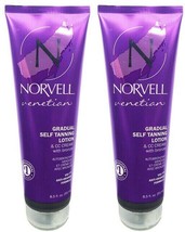 2 Norvell VENETIAN GRADUAL Self Tanning Lotion CC Cream w Bronzer 8.5ozT... - $37.00