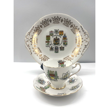 Vintage BC Canada Souvenir Teacup n Saucer 1858-1958 and Coats of Arms P... - $39.59