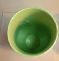 Red Wing Vase No. 1498 Off White Color with Green Interior image 4