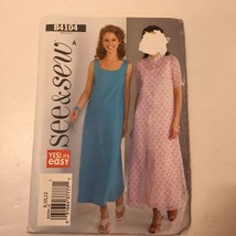 See &amp; Sew 4104 Size 8 10 12 Misses&#39; Misses&#39; Petite Dress Duster - £10.09 GBP