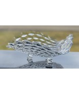 Fostoria Glass Clear American 11&quot; Tri-Corner Footed Bowl - $42.14 CAD