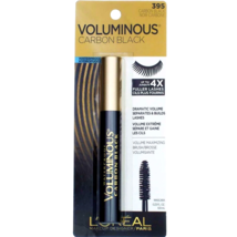 L&#39;Oreal Paris Voluminous Waterproof Mascara 395 Carbon Black 4X Fuller Lashes - £4.00 GBP