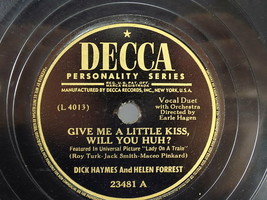 Andrews Sisters Decca Records 78 Rpm Shellac 4008 Elmer&#39;s Tune / Honey - £6.30 GBP