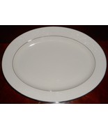 NORITAKE Ivory China SORRENTO PATTERN 16&quot; Oval Serving or Meat Platter J... - $59.39