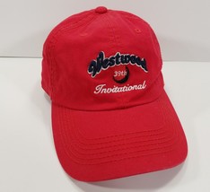 Westwood 39th Invitational Oklahoma Baseball Cap Hat Men&#39;s Strapback Red - £6.47 GBP