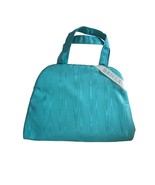 Tribecca Unused Estate Find Vintage Teal Make up Bag Purse - $15.99