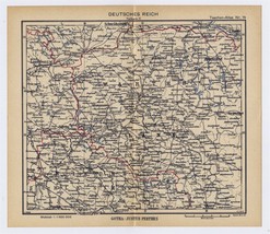 1943 Vintage Wwii Map Of Wartheland Posen Poznan Germany Occupied Poland - £24.90 GBP