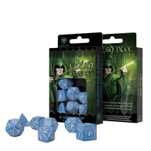 Elvish Glacier &amp; White Dice Set - $20.99