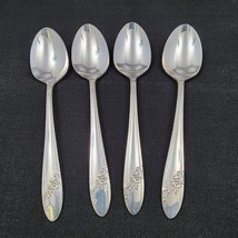 Oneida Queen Bess II Set of 4 Spoons Silverplated 1946 - $14.24