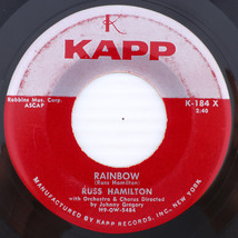 Russ Hamilton – Rainbow / We Will Make Love - 1957 45 rpm Vinyl Record K-184 X - £3.56 GBP