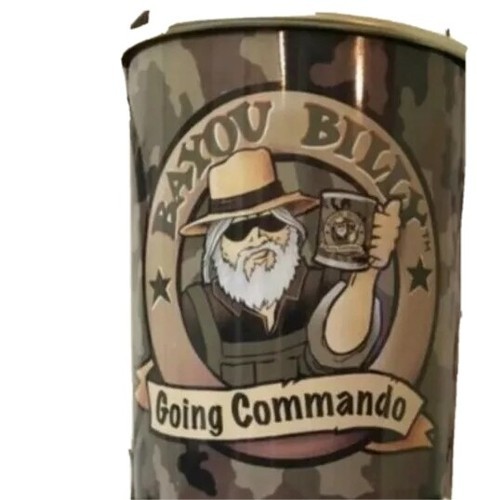 Bayou Billy ~ Going Commando ~ Metal/Tin Mug With Handle ~ 4" x 5.25 " Item image 8