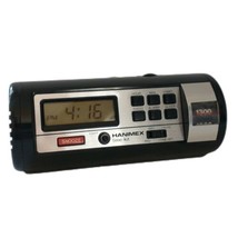 Hanimex Time Kit Clock Radio Alarm Black Battery VIDEO Parts Or Repair Vintage  - £16.55 GBP