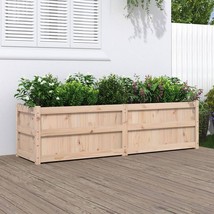  Garden Planter Natural Wood Solid Pine Wood Large Garden Planter - €324,80 EUR