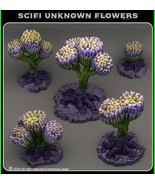 3D Printed Fantastic Plants and Rocks Scifi Unknown Flowers 28mm - 32mm D&amp;D - $22.08 CAD+
