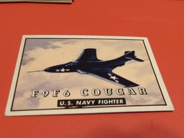 1953  TOPPS  WINGS # 122    F 9 F 6   COUGAR       NR  MT /  MINT OR  BE... - £78.17 GBP